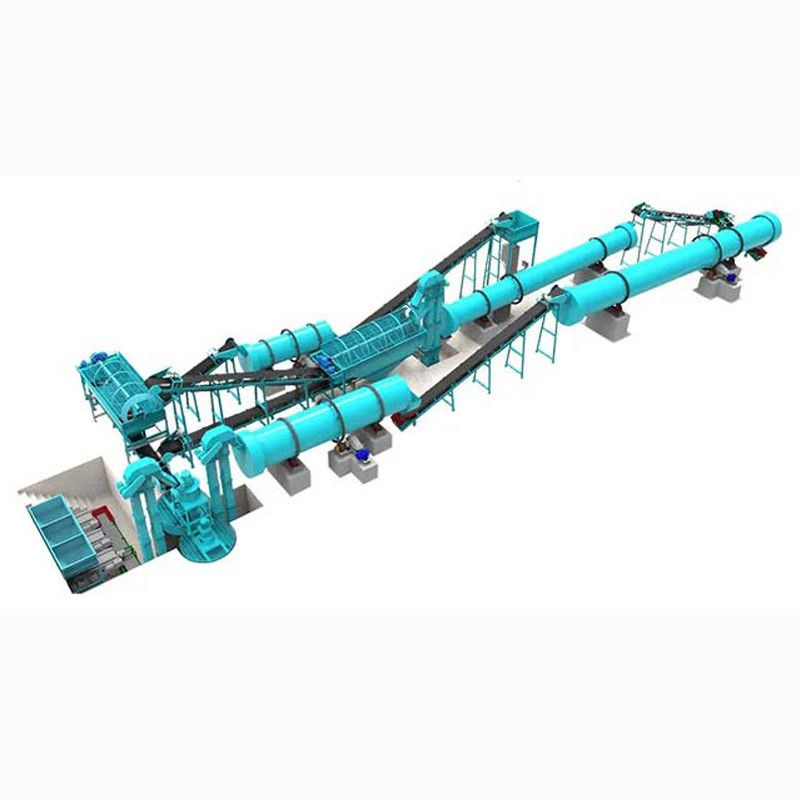 질소 인 칼륨 복합 비료 생산 라인 높은 생산성 과립기 기계 18.5KW