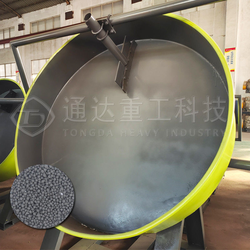 널리 사용 된 1.2-1.5t / h 비료 디스크 Granulator 비료 Granules 만드는 기계